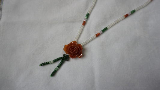 Jade Flower Necklace